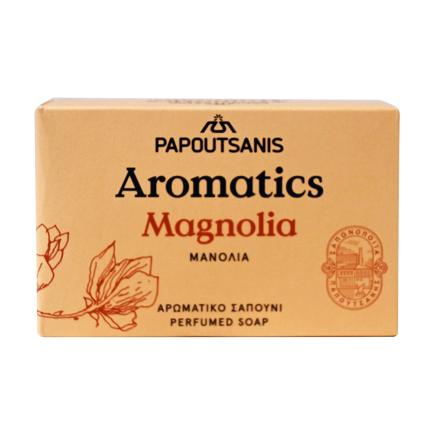 Тверде мило Papoutsanis Aromatics Магнолія, 100 г